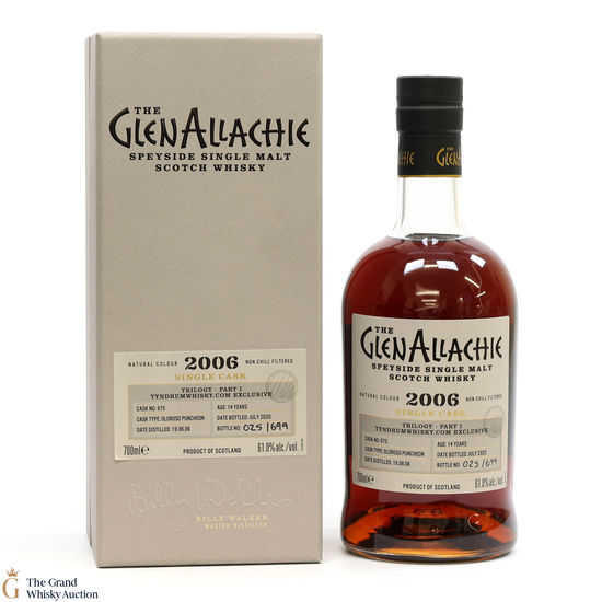 Glenallachie - 14 Year Old 2006 - Single Cask #675 - Tyndrum Whisky Trilogy Part I