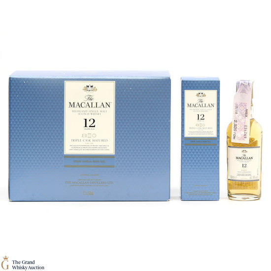 Macallan - 12 Year Old - Triple Cask (Fine Oak) 12 x 5cl