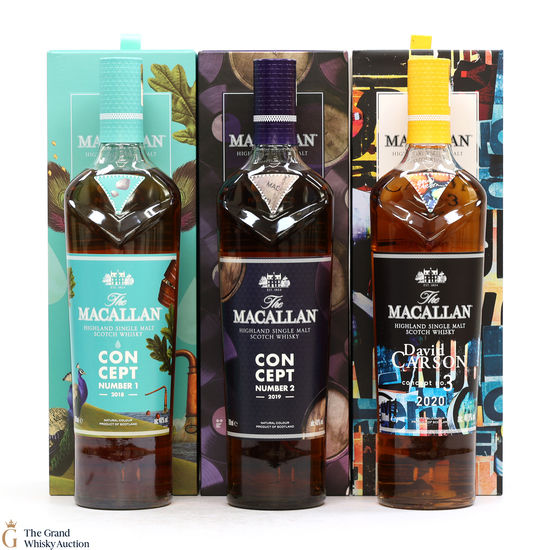 Macallan - Concept No.1, No.2 + No.3 (3 x 70cl)