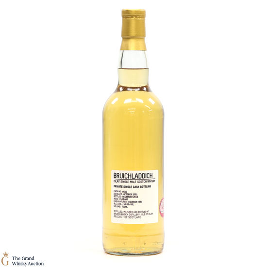 Bruichladdich -  15 Year Old - Private Cask #0560