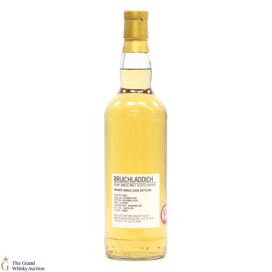 Bruichladdich -  15 Year Old - Private Cask #0560