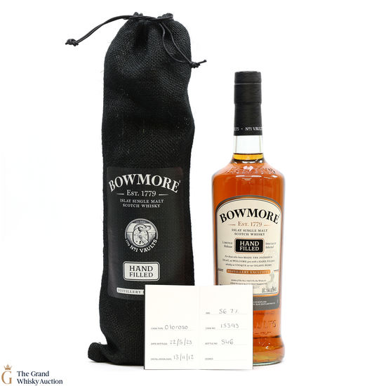 Bowmore - 10 Year Old - 2012 Hand Filled - Cask #15393