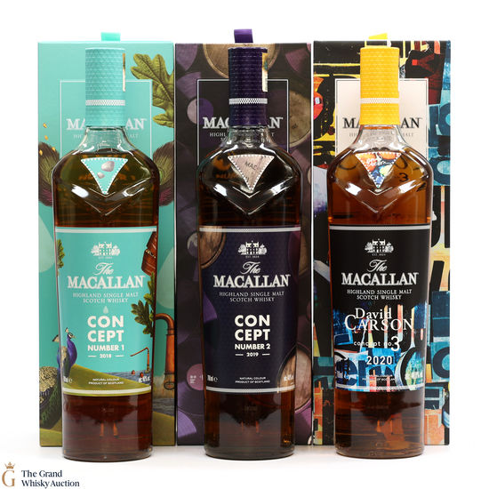 Macallan - Concept No.1, No.2 + No.3 (3 x 70cl)