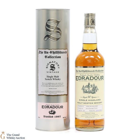 Edradour - 10 Year Old 1997 #27 - Signatory The Un-Chillfiltered Collection