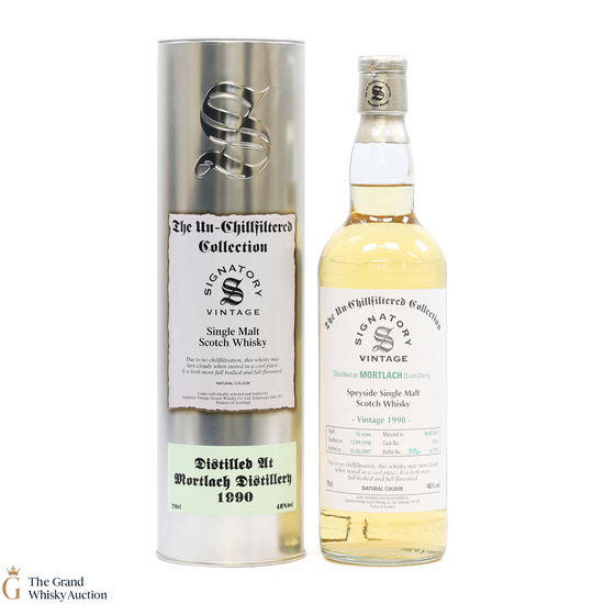 Mortlach - 16 Year Old 1990 #5956 - Signatory The Un-Chillfiltered Collection