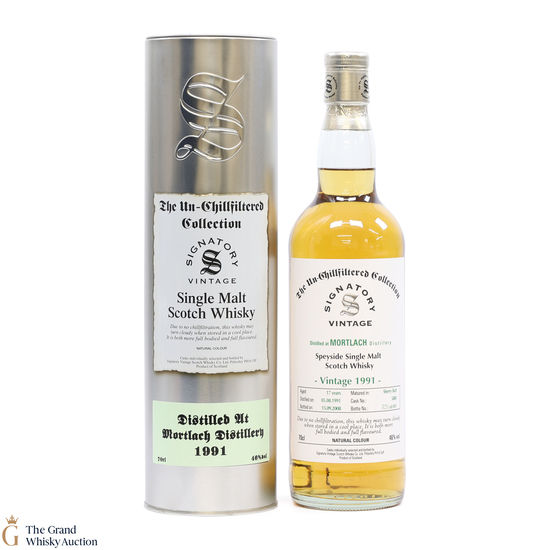 Mortlach - 17 Year Old 1991 #5880 - Signatory The Un-Chillfiltered Collection
