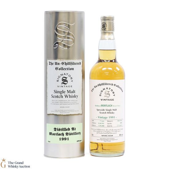 Mortlach - 17 Year Old 1991 #5880 - Signatory The Un-Chillfiltered Collection