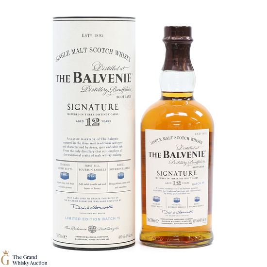 Balvenie - 12 Year Old -  Signature - Batch #5