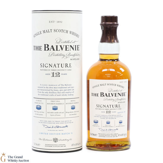 Balvenie - 12 Year Old -  Signature - Batch #5