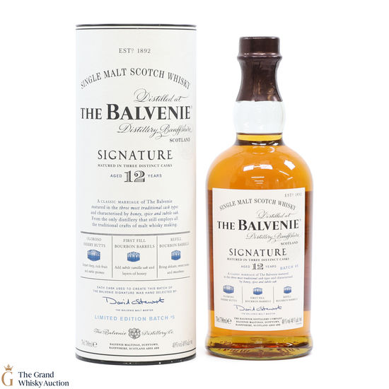 Balvenie - 12 Year Old -  Signature - Batch #5