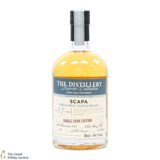 Scapa - 17 Year Old 2001 - Single Cask #160 - Distillery Reserve (50cl)