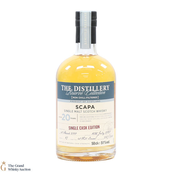 Scapa - 20 Year Old 2000 - Single Cask #87 - Distillery Reserve (50cl)