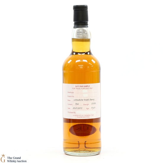 Longrow - 9 Year Old 2015 Fresh Sherry - Duty Paid Sample 57.8%