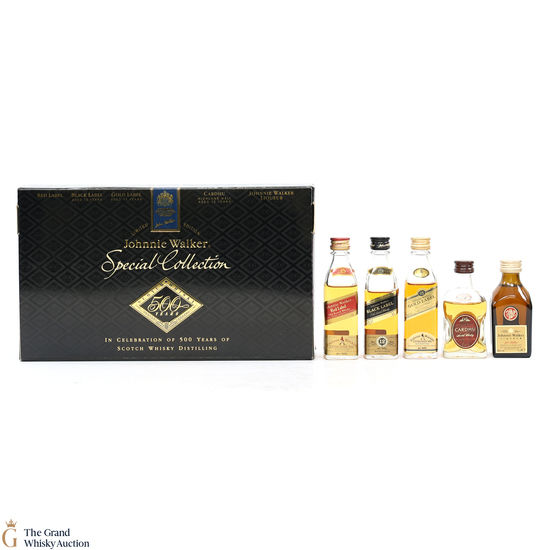 Johnnie Walker - Special Collection 500 Years Gift Set (5 x 5cl)