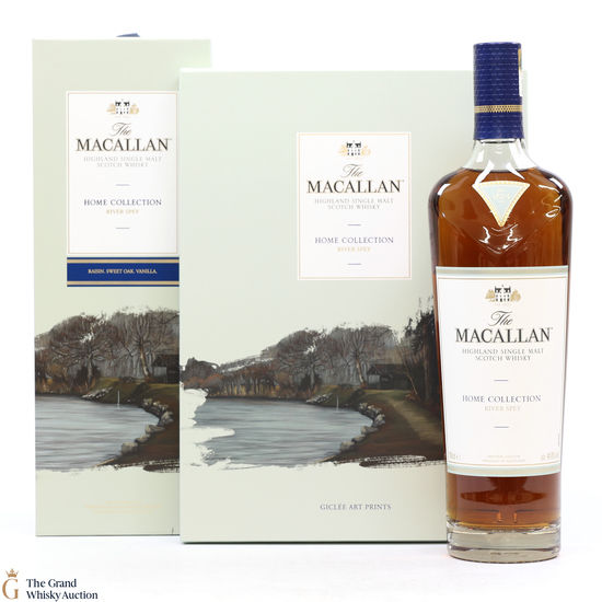 Macallan - Home Collection - River Spey (1x70cl) & Giclee Art Prints