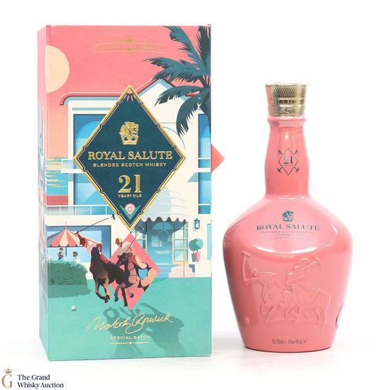 Chivas - Royal Salute - 21 Year Old - The Miami Polo Edition