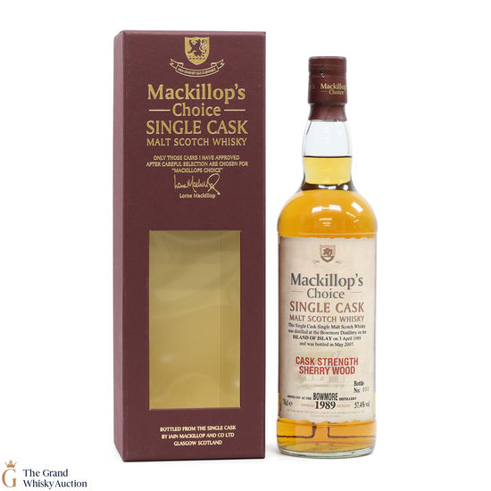 Bowmore - 1989 Cask Strength Sherry Wood - Mackillop's Choice 