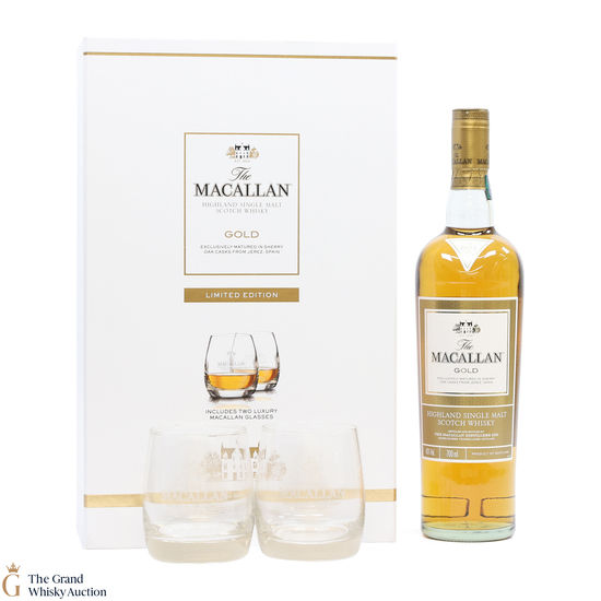 Macallan - Gold (Limited Edition with 2 x Glasses)