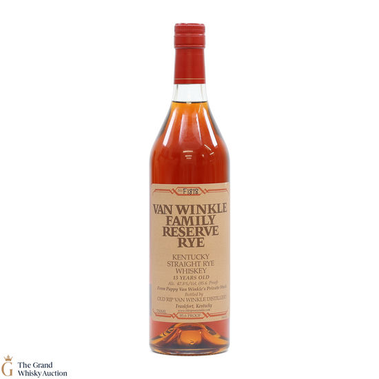 Old Rip Van Winkle - 13 Year Old - Family Reserve Rye - Pre 2007 (75cl)