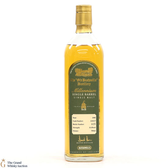 Bushmills - 1982 Cask #18657 - Millennium Single Barrel