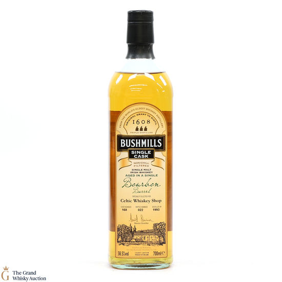 Bushmills - 1993 Single Bourbon Cask #168 - Celtic Whisky Shop