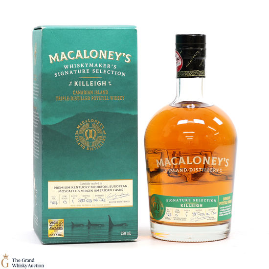 Macaloney's - Killeigh - Canadian Triple-Distilled Potstill Whisky (75cl)