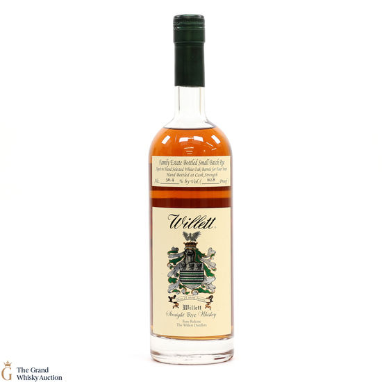 Willett Family Estate - 4 Year Old - Small Batch Straight Rye (75cl) 56.4%