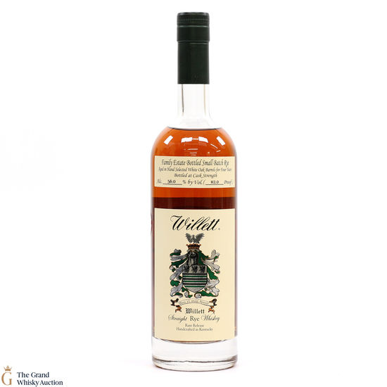 Willett Family Estate - 4 Year Old - Small Batch Straight Rye (75cl) 56%