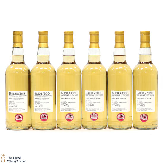 Bruichladdich - 19 Year Old - 1st Fill Bourbon Hogshead #1401 - Private Cask (6 x 70cl)