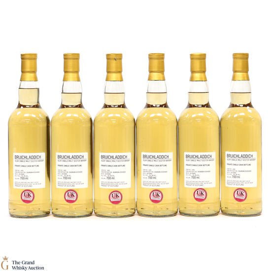Bruichladdich - 19 Year Old - 1st Fill Bourbon Hogshead #1401 - Private Cask (6 x 70cl)
