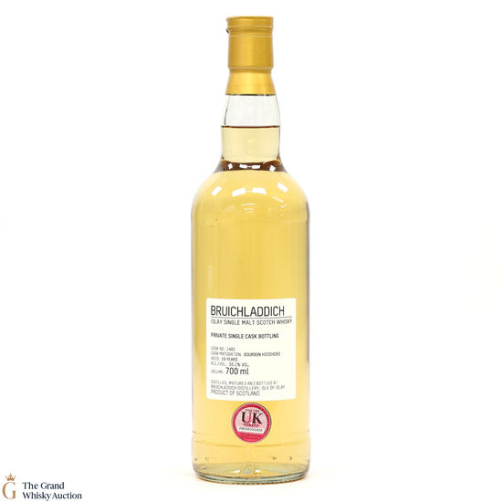 Bruichladdich - 19 Year Old - 1st Fill Bourbon Hogshead #1401 - Private Cask