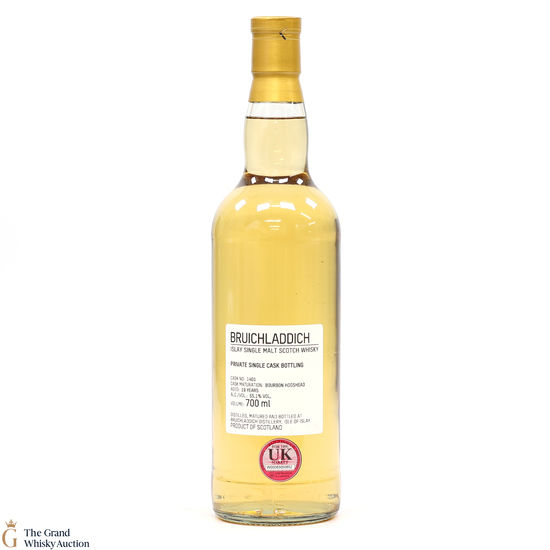 Bruichladdich - 19 Year Old - 1st Fill Bourbon Hogshead #1401 - Private Cask