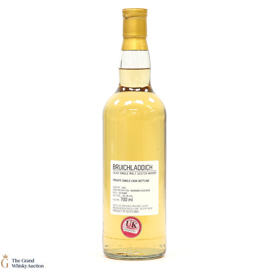 Bruichladdich - 19 Year Old - 1st Fill Bourbon Hogshead #1401 - Private Cask