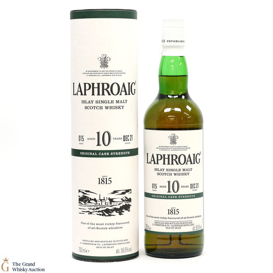 Laphroaig - 10 Year Old - Original Cask Strength Batch #015