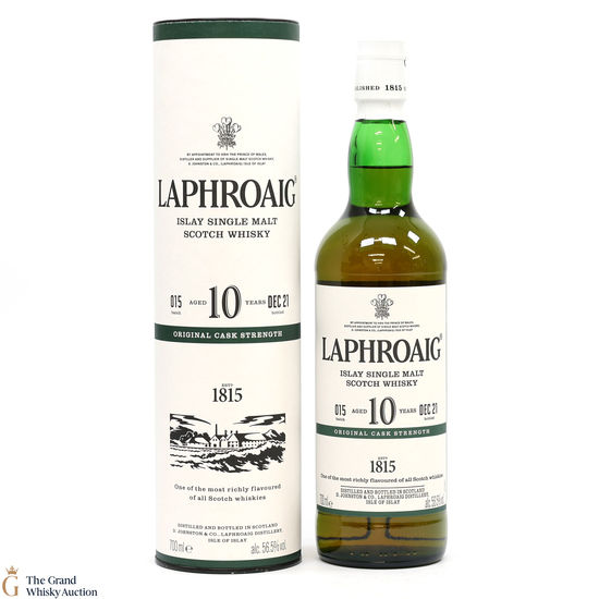 Laphroaig - 10 Year Old - Original Cask Strength Batch #015