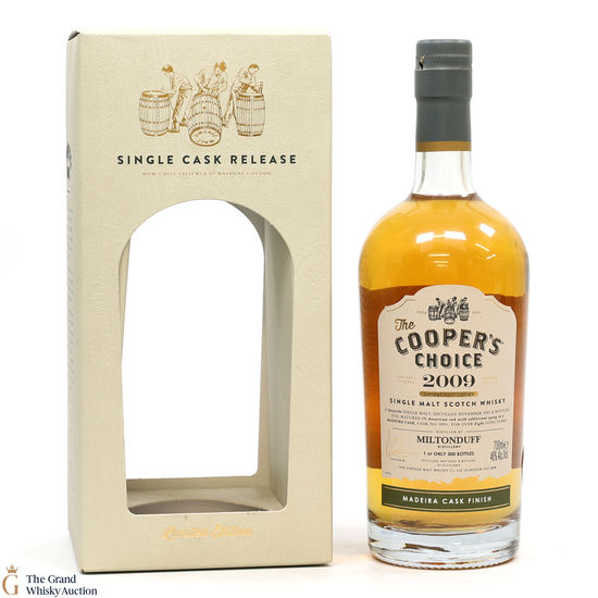 Miltonduff - 8 Year Old 2009 - Madeira Finish - Cooper's Choice