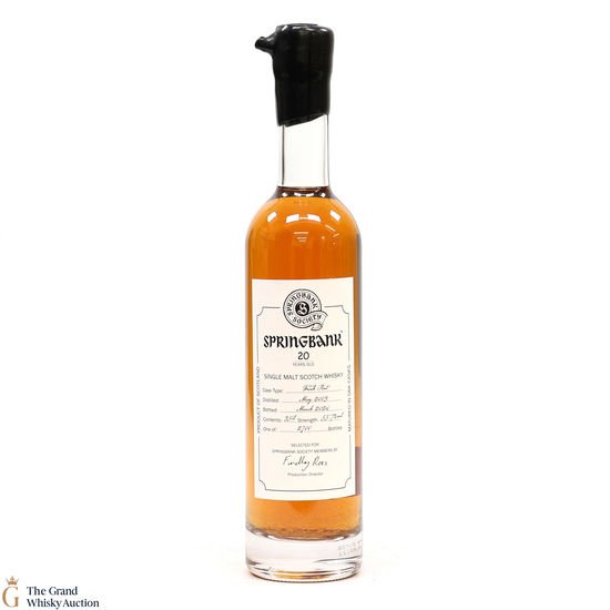 Springbank - 20 Year Old 2003 Fresh Port - Springbank Society (35cl)