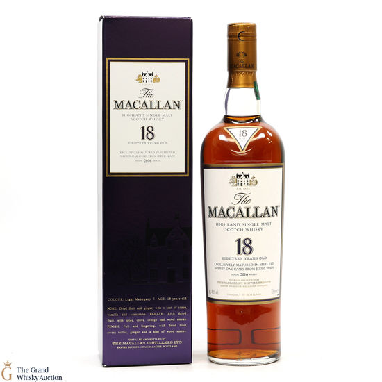 Macallan - 18 Year Old - Sherry Oak (2016)