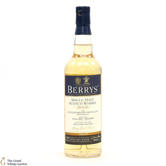 Bunnahabhain - 7 Year Old 2006 Berry Bros #800088