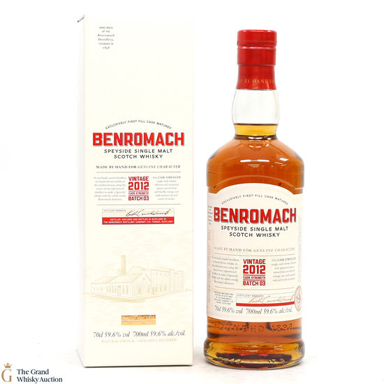 Benromach - Cask Strength Vintage 2012 Batch 3