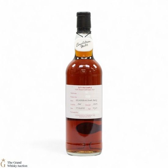 Kilkerran - 13 Year Old 2010 Fresh Sherry - Duty Paid Sample 54.6%