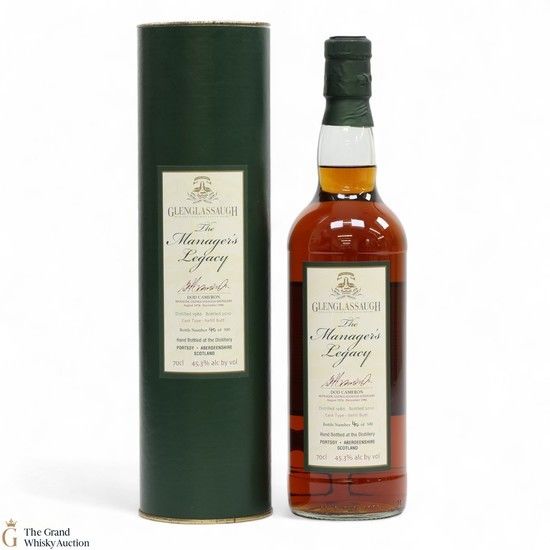 Glenglassaugh - 1986 Dod Cameron Manager's Legacy 
