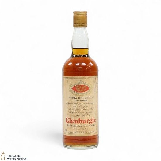 Glen Grant - 1948 & 1961 - Royal Wedding 1981 - Gordon & MacPhail (75cl) Glen Grant - 1948 & 1961 - Royal Wedding 1981 - Gordon & MacPhail (75cl)