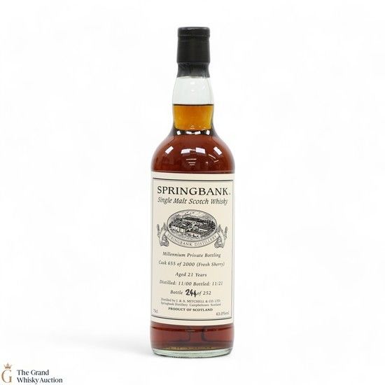 Springbank - 21 Year Old 2000 - Millennium Private Bottling 