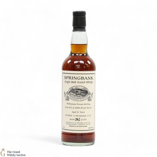 Springbank - 21 Year Old 2000 - Millennium Private Bottling 