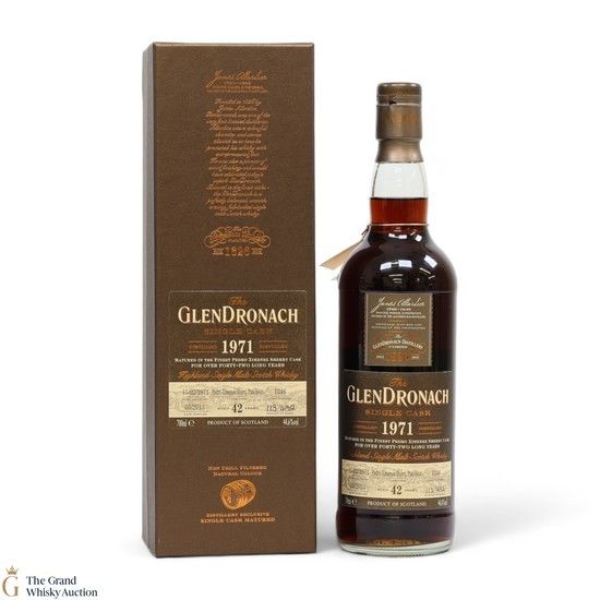 Glendronach - 42 Year Old 1971 - Single Cask #1246 Glendronach - 42 Year Old 1971 - Single Cask #1246