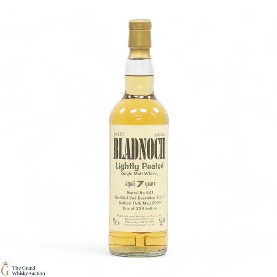 Bladnoch - 7 Year Old 2001 - Lightly Peated #331