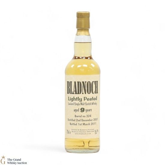 Bladnoch - 9 Year Old 2001 - Lightly Peated #324