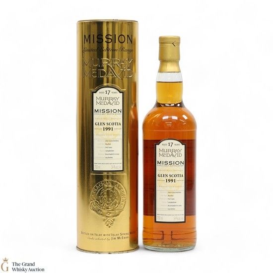 Glen Scotia - 17 Year Old 1991 - Mission Gold Series Murray McDavid