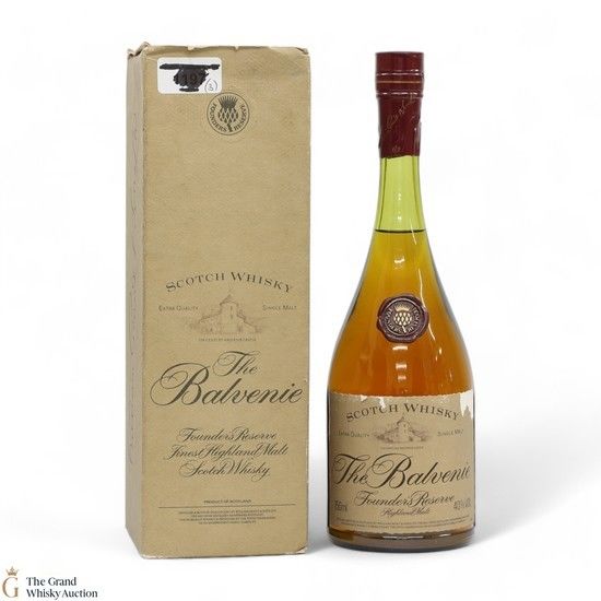 Balvenie - 10 Year Old - Founder's Reserve - Cognac Bottle (75cl) Balvenie - 10 Year Old - Founder's Reserve - Cognac Bottle (75cl)